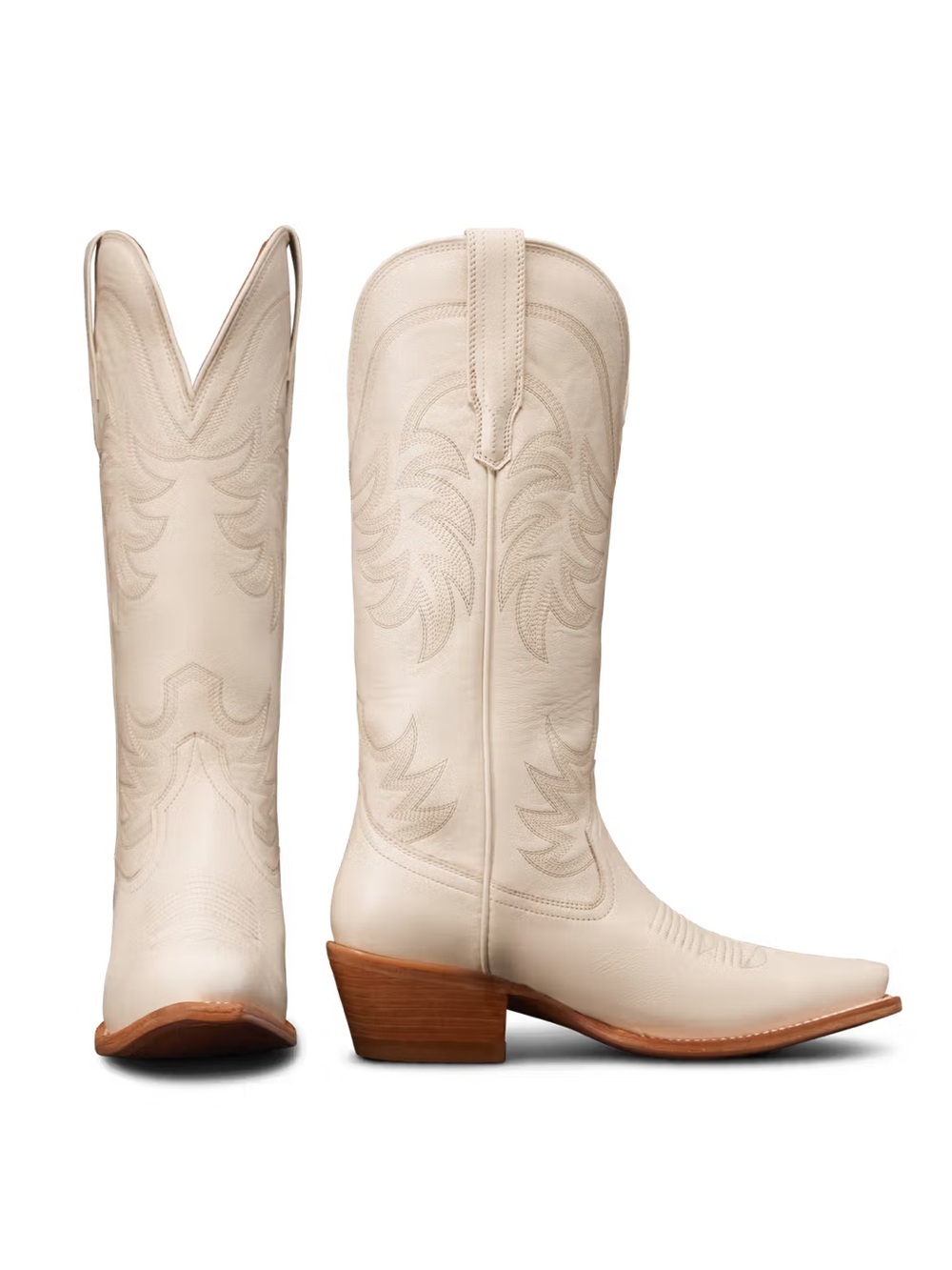 🆕 nwt Tecovas Women's Annie bone Cream Western Cowboy Boots 9.5